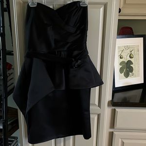 Cocktail peplum dress